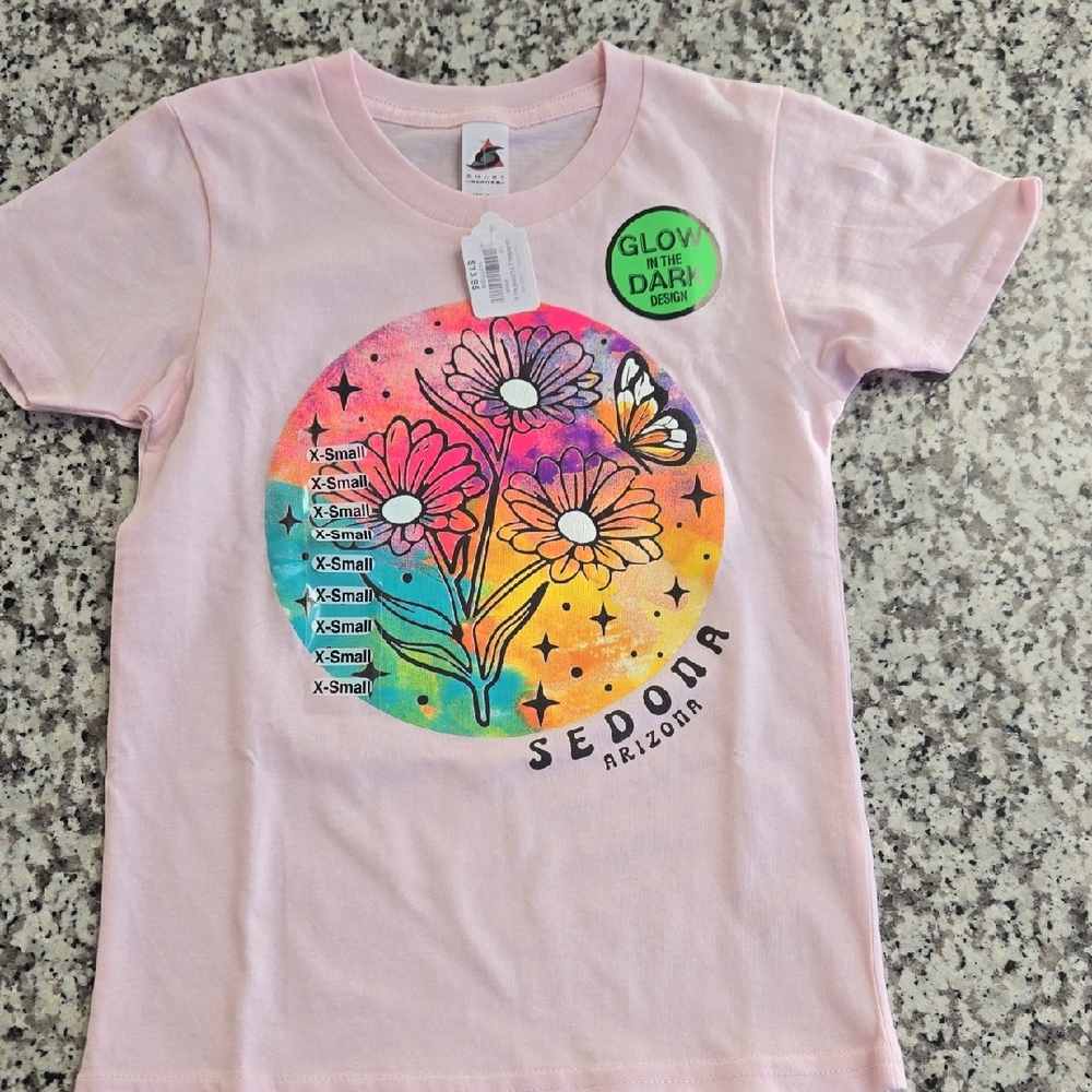 Arizona Kids Pink Glow-in-the-Dark T-Shirt